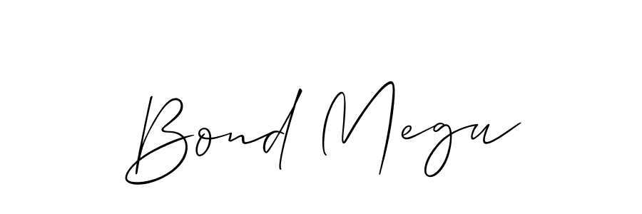 Make a beautiful signature design for name Bond Megu. Use this online signature maker to create a handwritten signature for free. Bond Megu signature style 2 images and pictures png