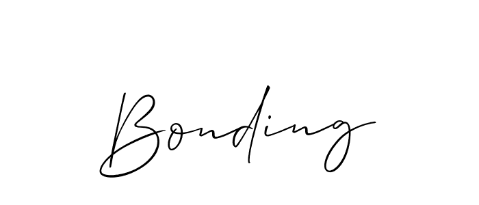 Also You can easily find your signature by using the search form. We will create Bonding name handwritten signature images for you free of cost using Allison_Script sign style. Bonding signature style 2 images and pictures png
