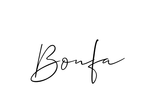 Once you've used our free online signature maker to create your best signature Allison_Script style, it's time to enjoy all of the benefits that Bonfa name signing documents. Bonfa signature style 2 images and pictures png