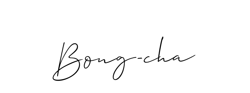 Make a beautiful signature design for name Bong-cha. Use this online signature maker to create a handwritten signature for free. Bong-cha signature style 2 images and pictures png