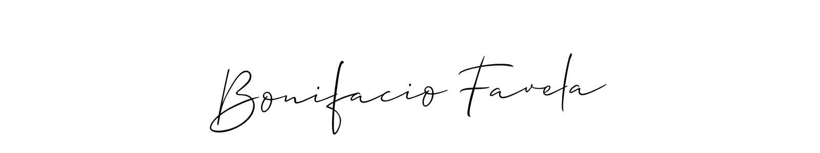 Best and Professional Signature Style for Bonifacio Favela. Allison_Script Best Signature Style Collection. Bonifacio Favela signature style 2 images and pictures png