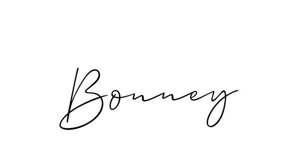 Make a short Bonney signature style. Manage your documents anywhere anytime using Allison_Script. Create and add eSignatures, submit forms, share and send files easily. Bonney signature style 2 images and pictures png