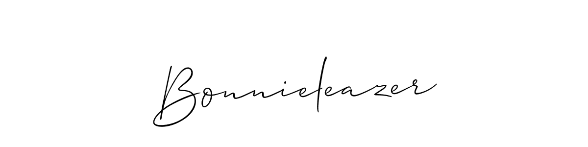 You should practise on your own different ways (Allison_Script) to write your name (Bonnieleazer) in signature. don't let someone else do it for you. Bonnieleazer signature style 2 images and pictures png
