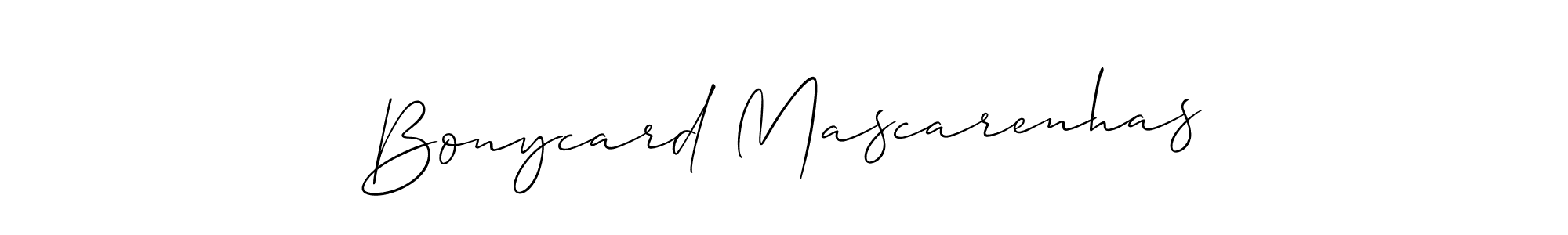 Here are the top 10 professional signature styles for the name Bonycard Mascarenhas. These are the best autograph styles you can use for your name. Bonycard Mascarenhas signature style 2 images and pictures png