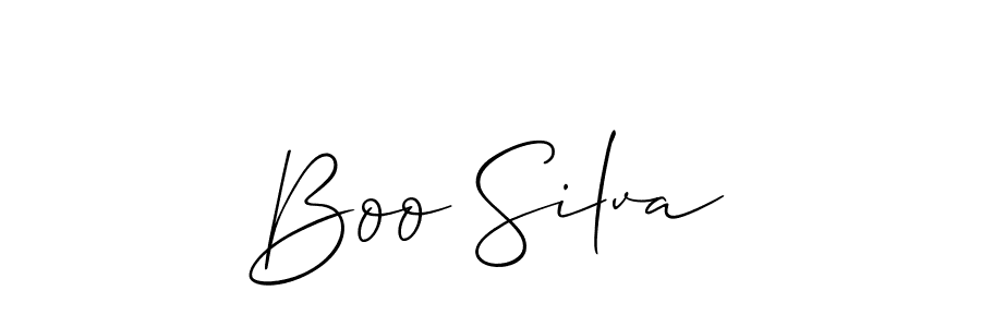 Make a beautiful signature design for name Boo Silva. With this signature (Allison_Script) style, you can create a handwritten signature for free. Boo Silva signature style 2 images and pictures png