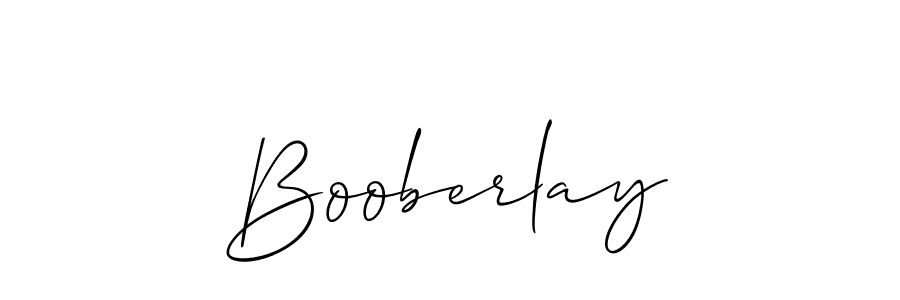 Make a beautiful signature design for name Booberlay. Use this online signature maker to create a handwritten signature for free. Booberlay signature style 2 images and pictures png