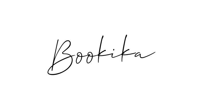 Check out images of Autograph of Bookika name. Actor Bookika Signature Style. Allison_Script is a professional sign style online. Bookika signature style 2 images and pictures png