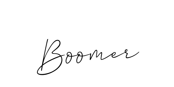 How to Draw Boomer signature style? Allison_Script is a latest design signature styles for name Boomer. Boomer signature style 2 images and pictures png