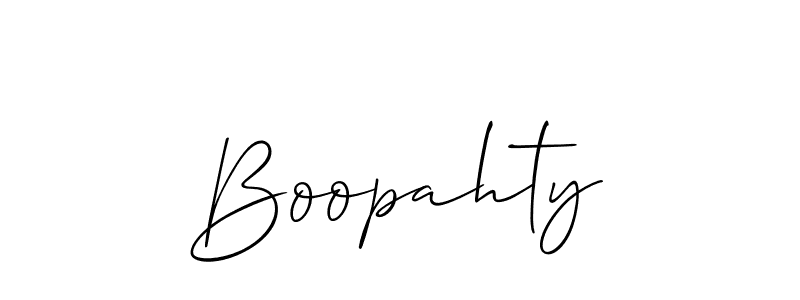 Also You can easily find your signature by using the search form. We will create Boopahty name handwritten signature images for you free of cost using Allison_Script sign style. Boopahty signature style 2 images and pictures png