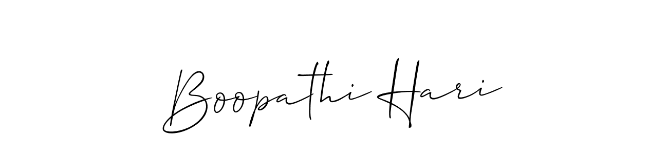 Boopathi Hari stylish signature style. Best Handwritten Sign (Allison_Script) for my name. Handwritten Signature Collection Ideas for my name Boopathi Hari. Boopathi Hari signature style 2 images and pictures png