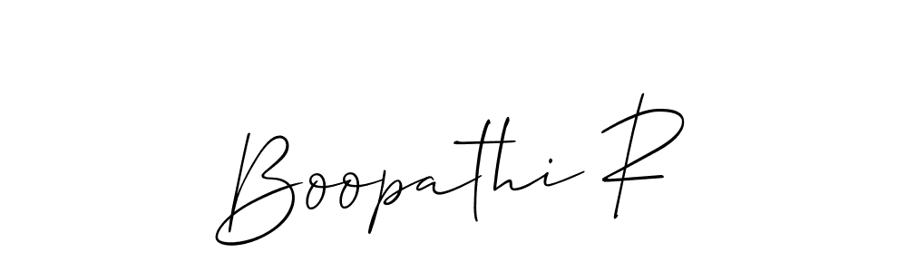 Best and Professional Signature Style for Boopathi R. Allison_Script Best Signature Style Collection. Boopathi R signature style 2 images and pictures png