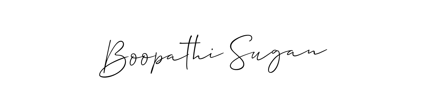 Best and Professional Signature Style for Boopathi Sugan. Allison_Script Best Signature Style Collection. Boopathi Sugan signature style 2 images and pictures png