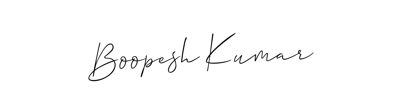 Make a short Boopesh Kumar signature style. Manage your documents anywhere anytime using Allison_Script. Create and add eSignatures, submit forms, share and send files easily. Boopesh Kumar signature style 2 images and pictures png