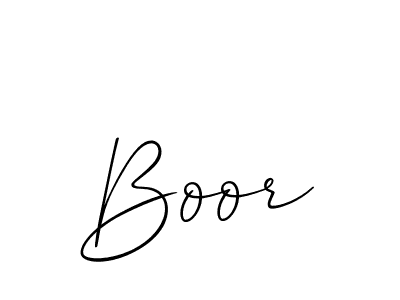 You should practise on your own different ways (Allison_Script) to write your name (Boor) in signature. don't let someone else do it for you. Boor signature style 2 images and pictures png