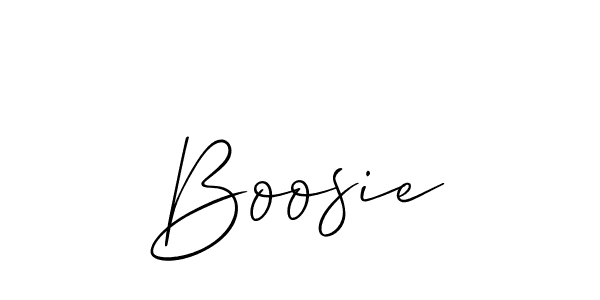 if you are searching for the best signature style for your name Boosie. so please give up your signature search. here we have designed multiple signature styles  using Allison_Script. Boosie signature style 2 images and pictures png