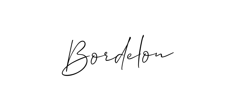 How to Draw Bordelon signature style? Allison_Script is a latest design signature styles for name Bordelon. Bordelon signature style 2 images and pictures png