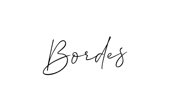 Best and Professional Signature Style for Bordes. Allison_Script Best Signature Style Collection. Bordes signature style 2 images and pictures png