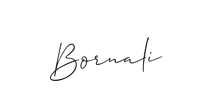 Create a beautiful signature design for name Bornali. With this signature (Allison_Script) fonts, you can make a handwritten signature for free. Bornali signature style 2 images and pictures png