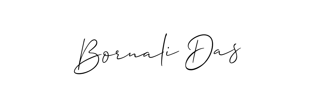 How to make Bornali Das signature? Allison_Script is a professional autograph style. Create handwritten signature for Bornali Das name. Bornali Das signature style 2 images and pictures png