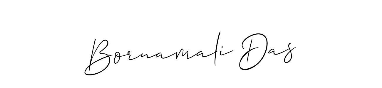 How to make Bornamali Das signature? Allison_Script is a professional autograph style. Create handwritten signature for Bornamali Das name. Bornamali Das signature style 2 images and pictures png