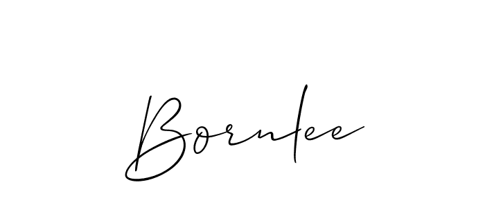 Once you've used our free online signature maker to create your best signature Allison_Script style, it's time to enjoy all of the benefits that Bornlee name signing documents. Bornlee signature style 2 images and pictures png