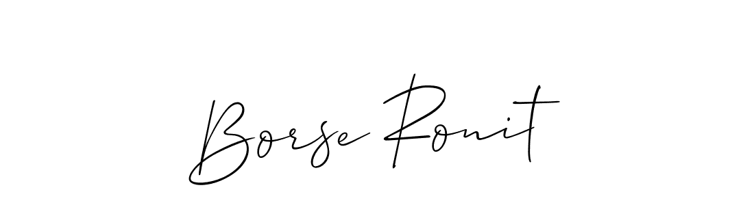Make a beautiful signature design for name Borse Ronit. Use this online signature maker to create a handwritten signature for free. Borse Ronit signature style 2 images and pictures png