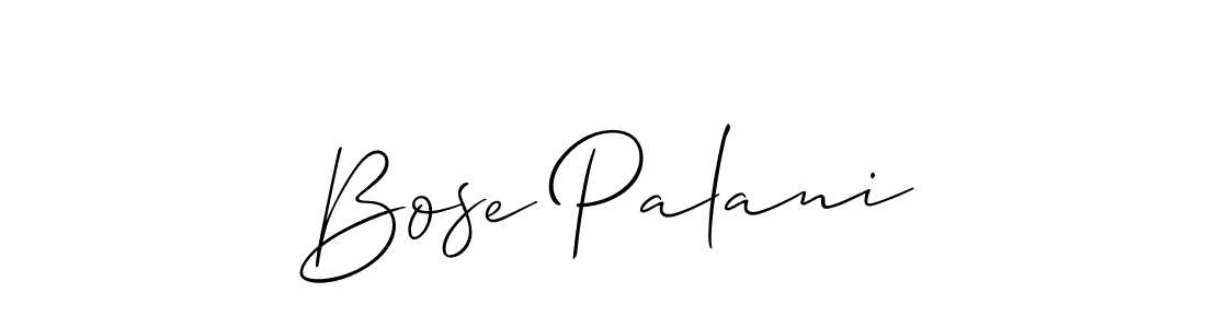 This is the best signature style for the Bose Palani name. Also you like these signature font (Allison_Script). Mix name signature. Bose Palani signature style 2 images and pictures png