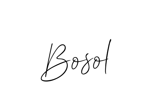 Create a beautiful signature design for name Bosol. With this signature (Allison_Script) fonts, you can make a handwritten signature for free. Bosol signature style 2 images and pictures png