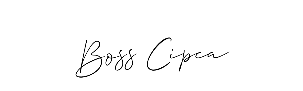 Once you've used our free online signature maker to create your best signature Allison_Script style, it's time to enjoy all of the benefits that Boss Cipca name signing documents. Boss Cipca signature style 2 images and pictures png