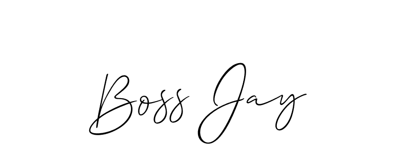 Best and Professional Signature Style for Boss Jay. Allison_Script Best Signature Style Collection. Boss Jay signature style 2 images and pictures png