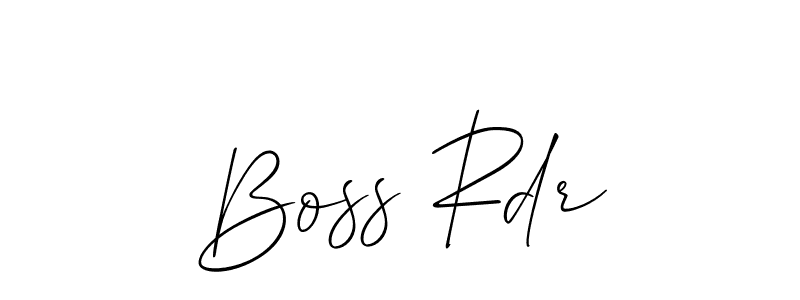 if you are searching for the best signature style for your name Boss Rdr. so please give up your signature search. here we have designed multiple signature styles  using Allison_Script. Boss Rdr signature style 2 images and pictures png