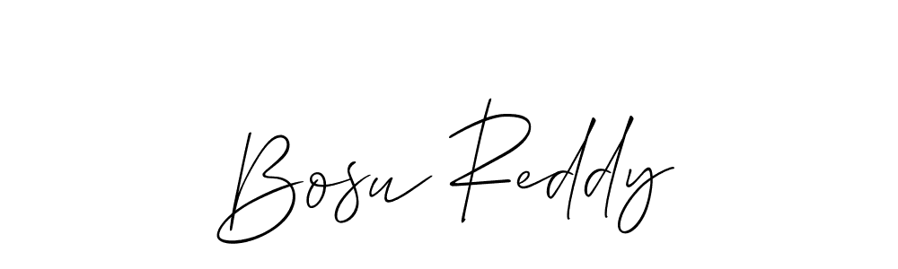 It looks lik you need a new signature style for name Bosu Reddy. Design unique handwritten (Allison_Script) signature with our free signature maker in just a few clicks. Bosu Reddy signature style 2 images and pictures png