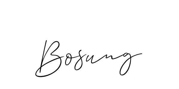 Make a short Bosung signature style. Manage your documents anywhere anytime using Allison_Script. Create and add eSignatures, submit forms, share and send files easily. Bosung signature style 2 images and pictures png