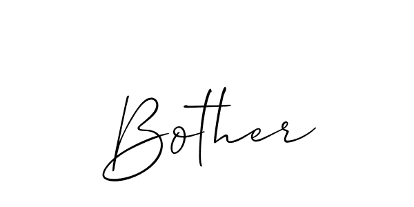 Best and Professional Signature Style for Bother. Allison_Script Best Signature Style Collection. Bother signature style 2 images and pictures png