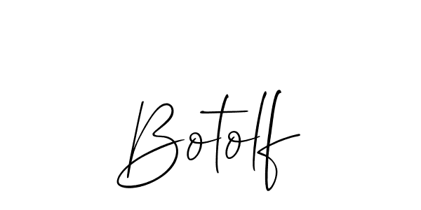 Best and Professional Signature Style for Botolf. Allison_Script Best Signature Style Collection. Botolf signature style 2 images and pictures png