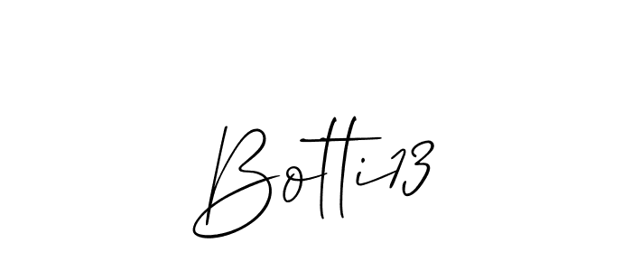 Make a beautiful signature design for name Botti13. Use this online signature maker to create a handwritten signature for free. Botti13 signature style 2 images and pictures png