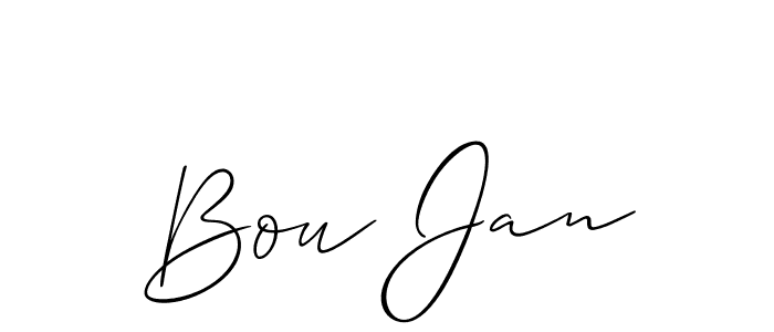 Make a beautiful signature design for name Bou Jan. Use this online signature maker to create a handwritten signature for free. Bou Jan signature style 2 images and pictures png