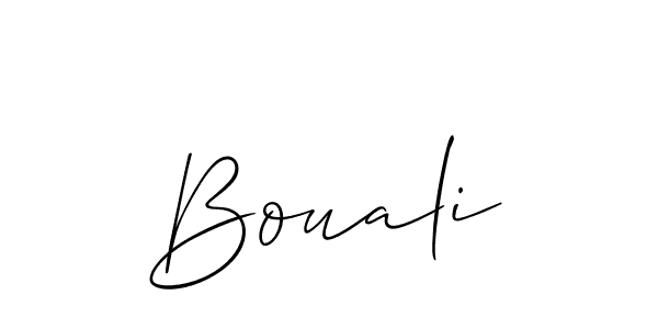 This is the best signature style for the Bouali name. Also you like these signature font (Allison_Script). Mix name signature. Bouali signature style 2 images and pictures png