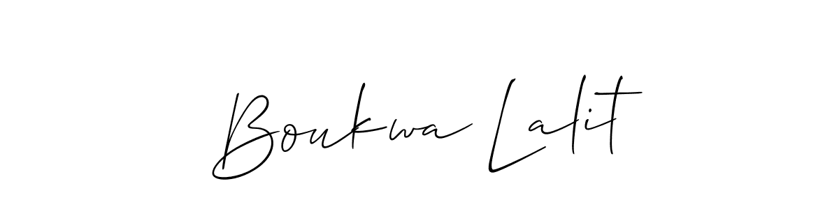 Make a beautiful signature design for name Boukwa Lalit. Use this online signature maker to create a handwritten signature for free. Boukwa Lalit signature style 2 images and pictures png