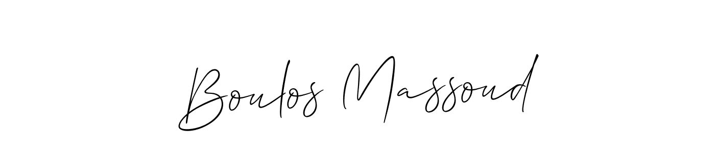This is the best signature style for the Boulos Massoud name. Also you like these signature font (Allison_Script). Mix name signature. Boulos Massoud signature style 2 images and pictures png