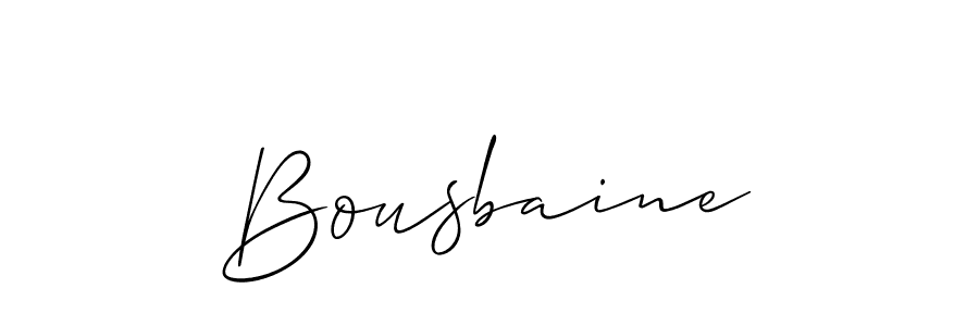 You should practise on your own different ways (Allison_Script) to write your name (Bousbaine) in signature. don't let someone else do it for you. Bousbaine signature style 2 images and pictures png