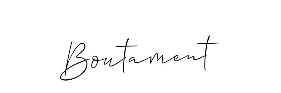 Make a beautiful signature design for name Boutament. Use this online signature maker to create a handwritten signature for free. Boutament signature style 2 images and pictures png