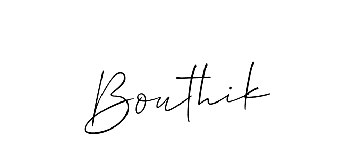 How to Draw Bouthik signature style? Allison_Script is a latest design signature styles for name Bouthik. Bouthik signature style 2 images and pictures png