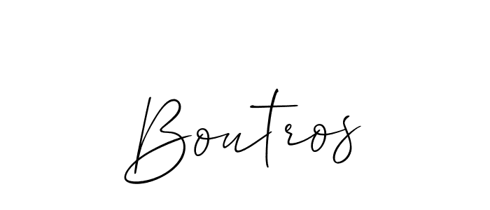 Make a short Boutros signature style. Manage your documents anywhere anytime using Allison_Script. Create and add eSignatures, submit forms, share and send files easily. Boutros signature style 2 images and pictures png