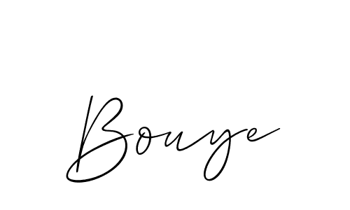 How to make Bouye signature? Allison_Script is a professional autograph style. Create handwritten signature for Bouye name. Bouye signature style 2 images and pictures png