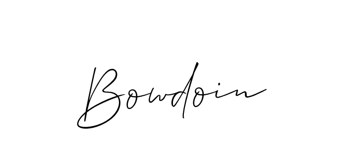 Allison_Script is a professional signature style that is perfect for those who want to add a touch of class to their signature. It is also a great choice for those who want to make their signature more unique. Get Bowdoin name to fancy signature for free. Bowdoin signature style 2 images and pictures png