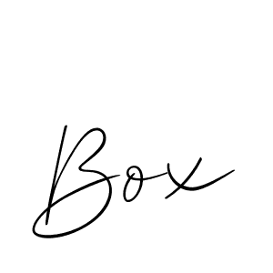 Create a beautiful signature design for name Box. With this signature (Allison_Script) fonts, you can make a handwritten signature for free. Box signature style 2 images and pictures png