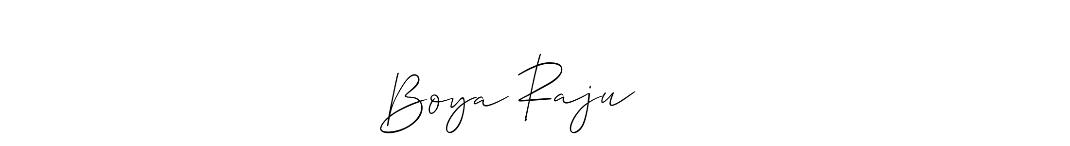 The best way (Allison_Script) to make a short signature is to pick only two or three words in your name. The name Boya Raju రాజు include a total of six letters. For converting this name. Boya Raju రాజు signature style 2 images and pictures png