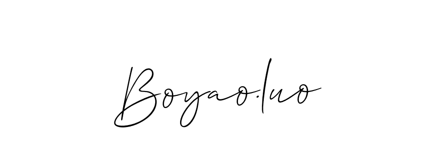 Best and Professional Signature Style for Boyao.luo. Allison_Script Best Signature Style Collection. Boyao.luo signature style 2 images and pictures png