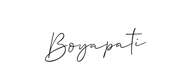 You can use this online signature creator to create a handwritten signature for the name Boyapati. This is the best online autograph maker. Boyapati signature style 2 images and pictures png